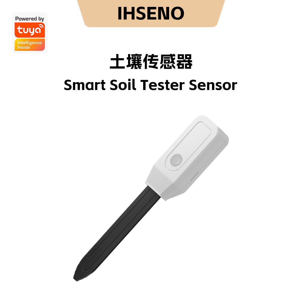 Tuya Zigbee/WiFi Soil Temperature and Humidity Sensor, Mobile Phone Monitoring for Soil Moisture, Flower and Vegetable Gardening, Flower Pot