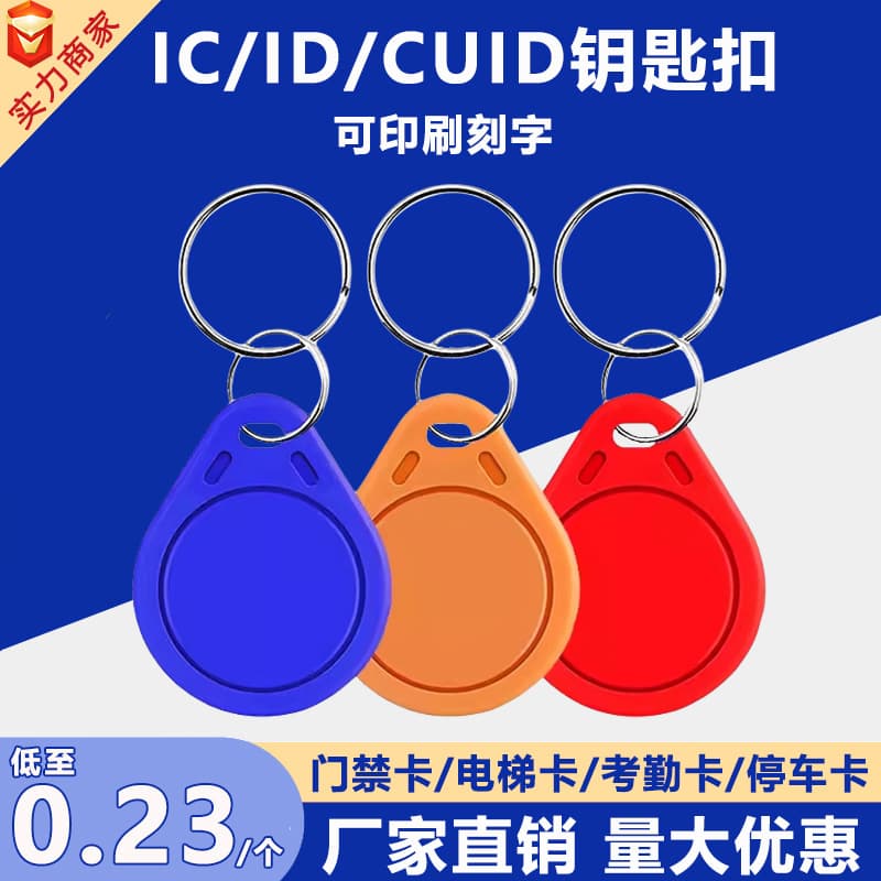 CUID Keychain Access Card, Replicable IC Card Tag, Fingerprint Lock Card, Property Elevator Card, ID Access Card