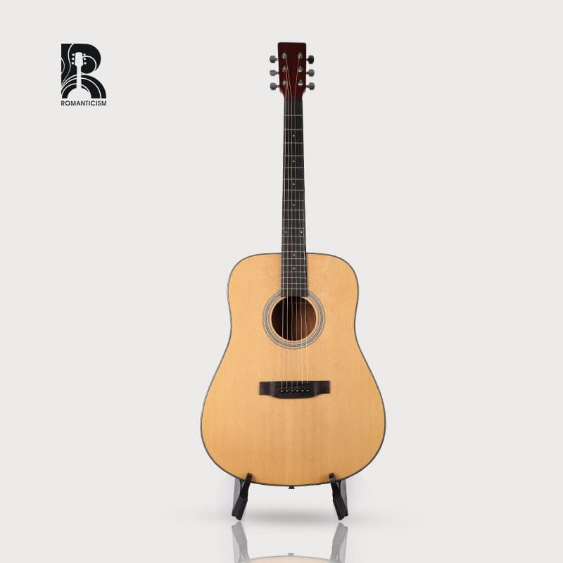 Factory Direct 41-Inch Acoustic Guitar for Beginners, Entry-Level Folk Guitar Practice Instrument for Men, Women, and Students