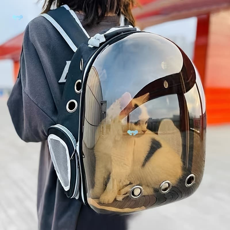Pet Backpack Carrier Breathable Transparent Suitable for Cross-border