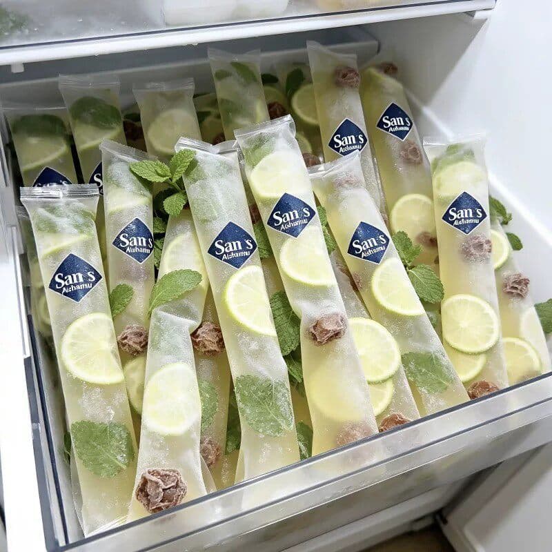 Disposable Ice Bag DIY Home-Made Crushed Ice Bag Ice Lolly Mold Thickened Sealed Ice Cube Bag Ice Pillar