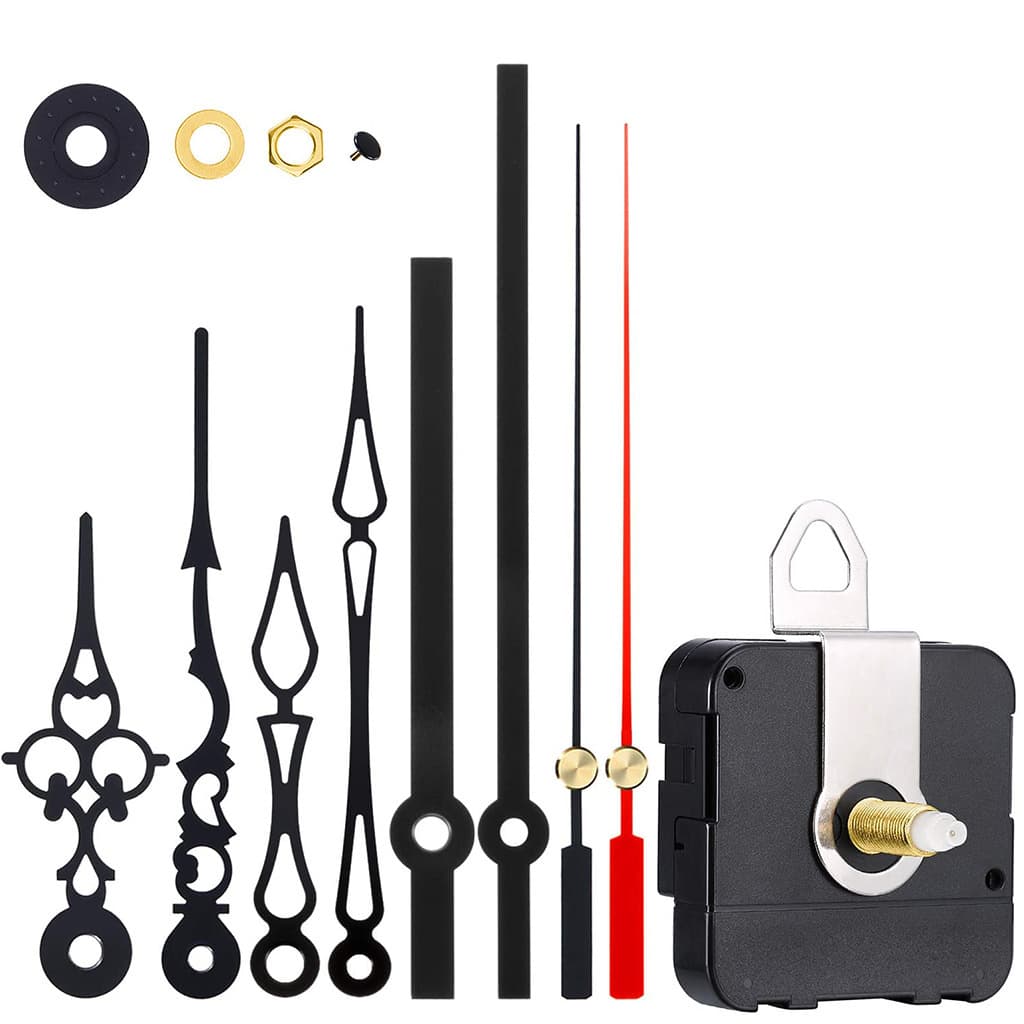 Cross-border Clock Parts: 3 Sets of Quartz Clock Movements with Metal Hands, 1-Second Accuracy, Cross-Stitch Clock Movement