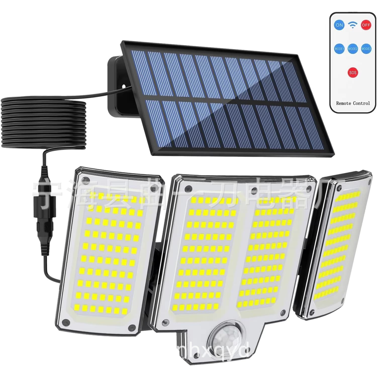 New solar outdoor garden light, garden small lighting street light, human body induction waterproof split wall light