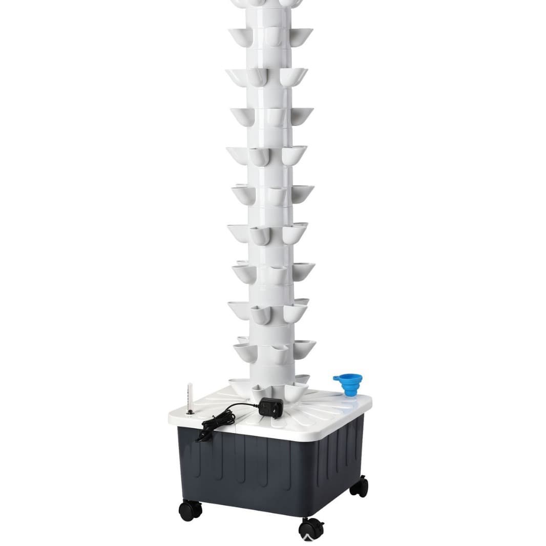 Cross-border hot-selling new 50-hole, 70-hole three-dimensional planting soilless cultivation hydroponic vegetable growing machine hydroponic column tower home