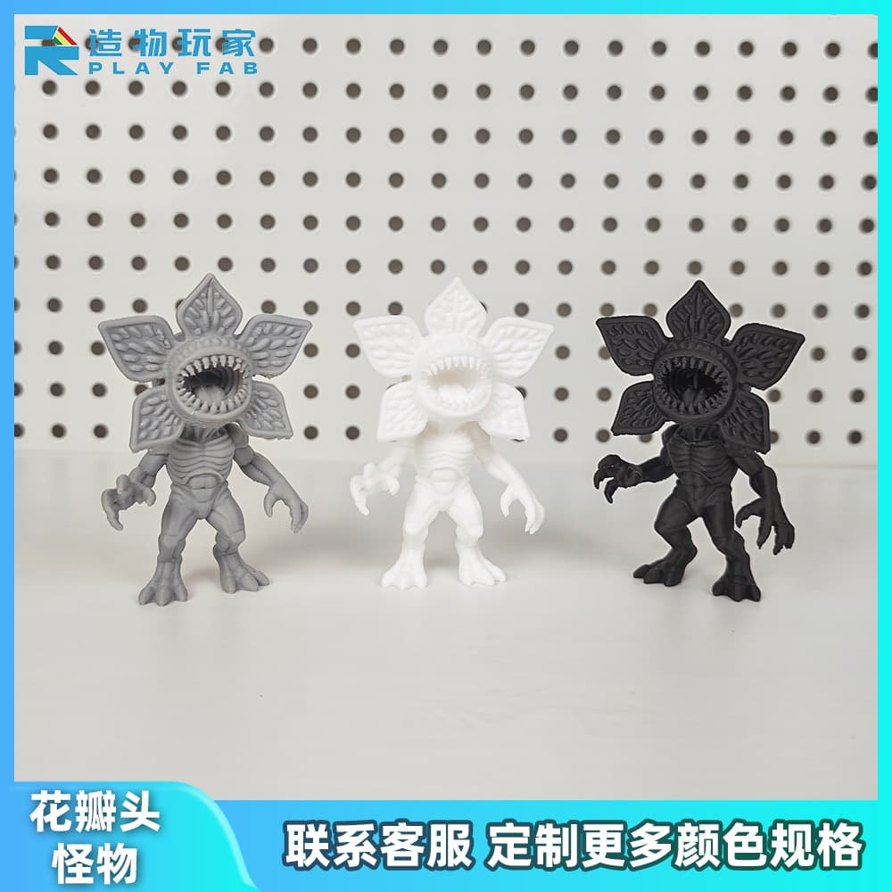 Cross-border new product Fantasy petal head monster collection sculpture multi-limbed science fiction creature desktop ornament monster model