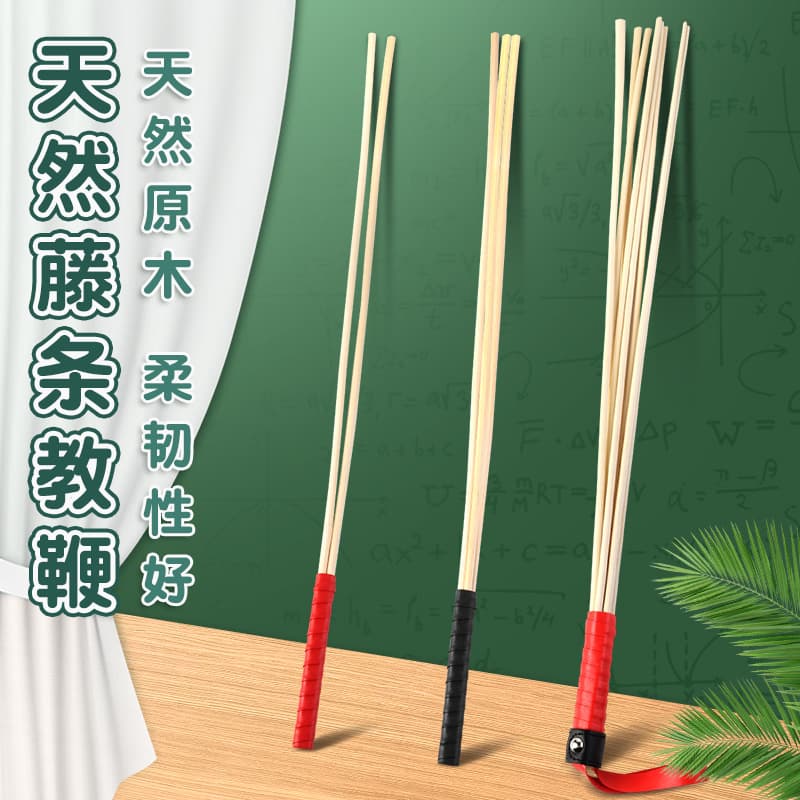 Vintage-style Rattan Teaching Pointer for Female Educators, Flexible and Creative Design for Home Tutoring or Classroom Use