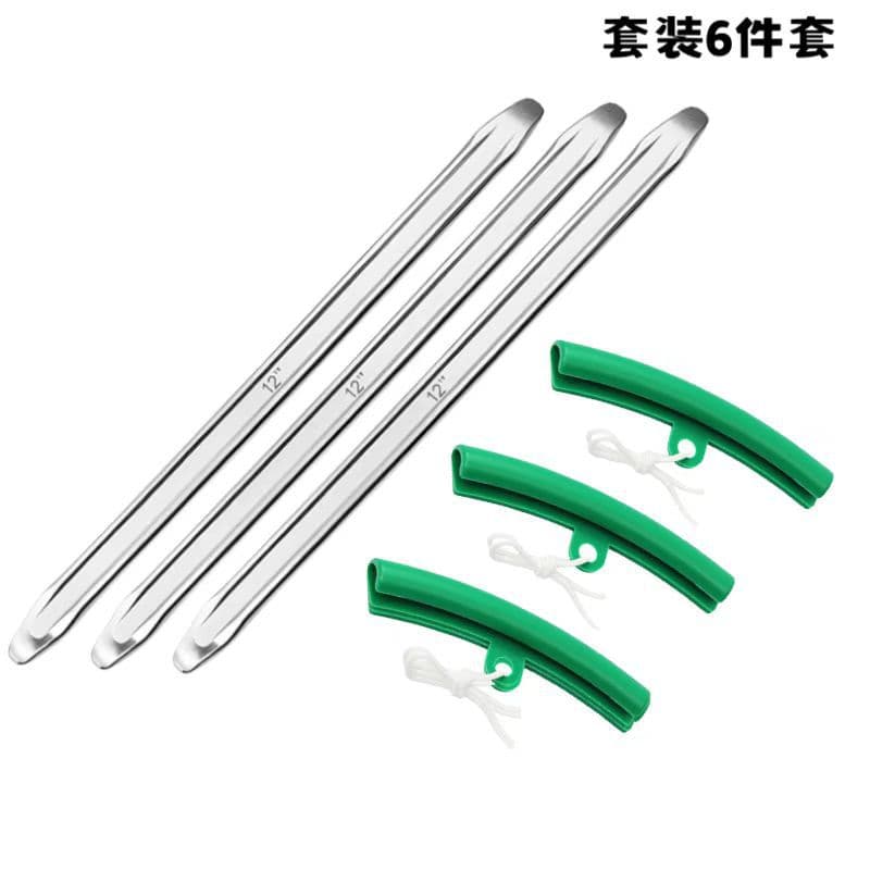 Chrome-Plated Pry Bar Tire Lever Set, Tire Removal Tool, Tire Protector, Electric Vehicle Tire Changing Tool