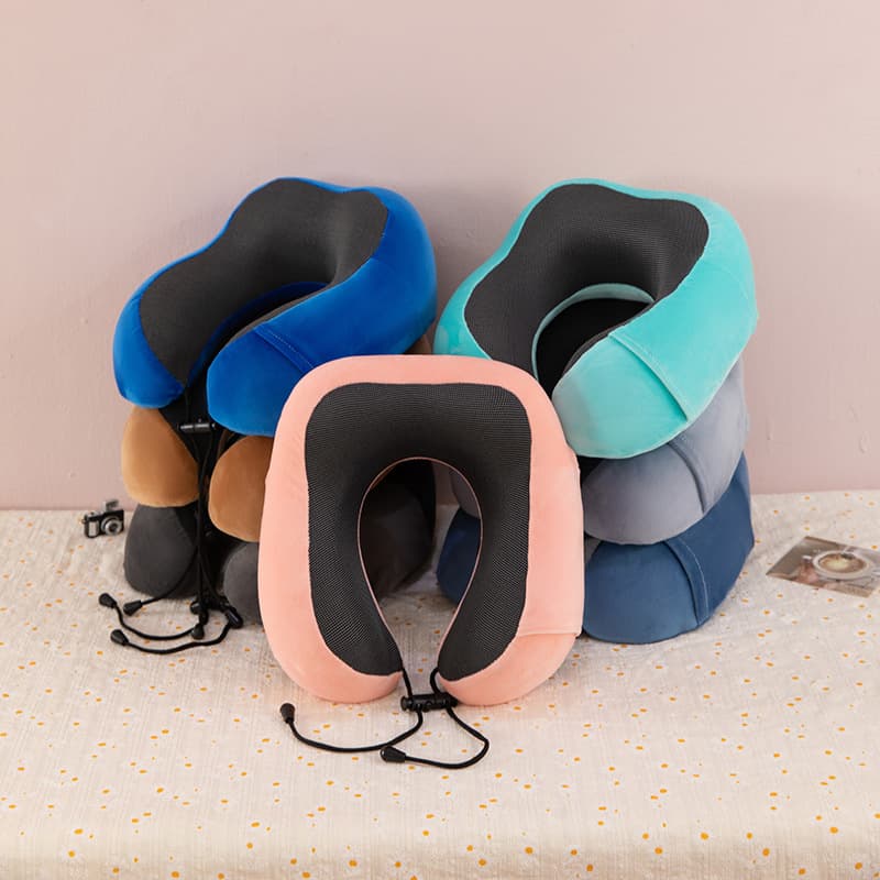 Business Neck Pillow U-Shaped Travel Pillow Memory Foam U-Shaped Neck Support Pillow for Travel, Airplane, Cervical Spine Support