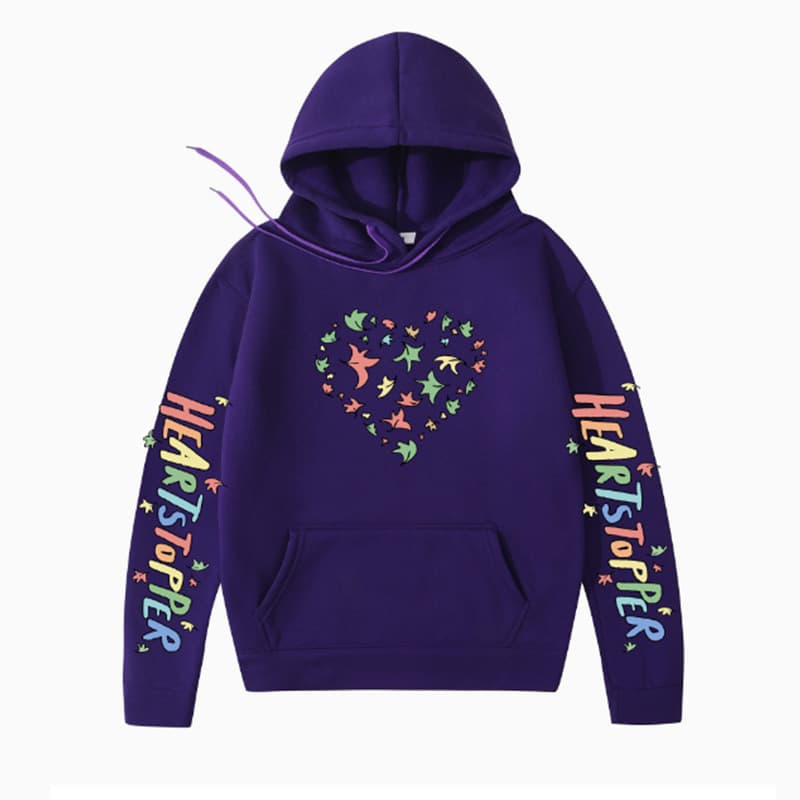 Cross-border Autumn/Winter New Nick and Charlie British Drama Heartstopper Jacket Loose Hooded Sweatshirt