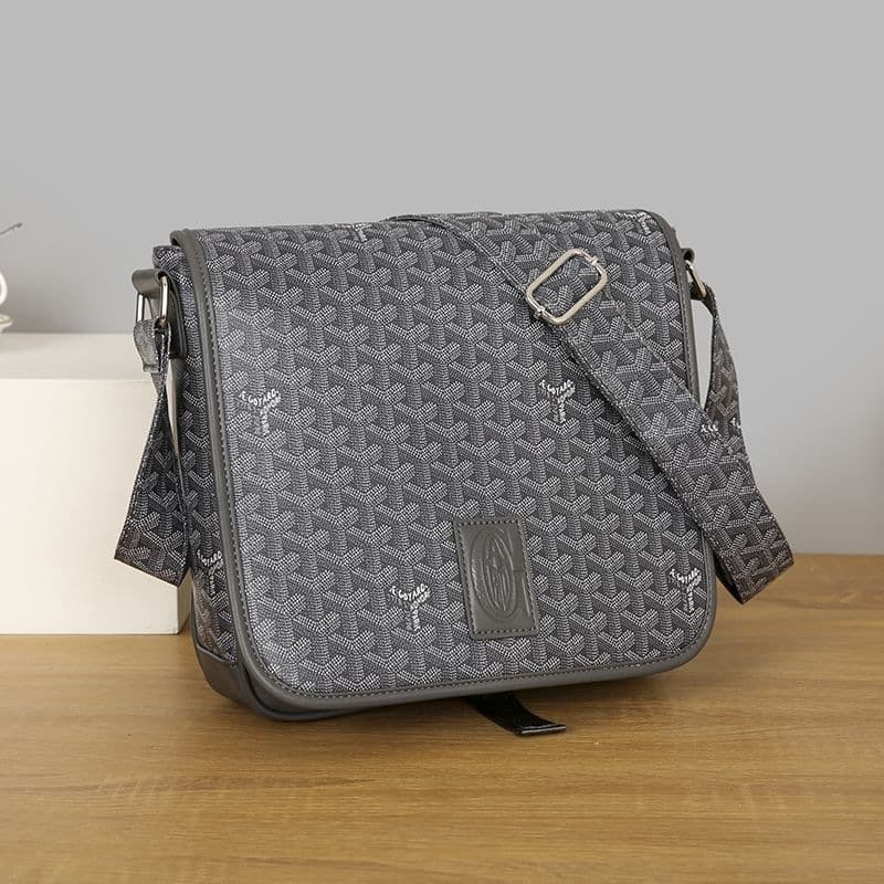 New Three-Layer Dogtooth Print Fashion Messenger Bag, Envelope Style, Versatile Small Square Bag, Large Capacity, Unisex
