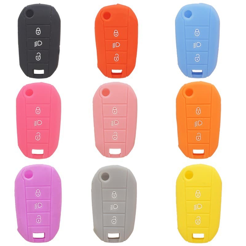 Silicone Key Case for Peugeot 308 307 Key 508 Old 408 Citroen C3XR C5 Tianyi