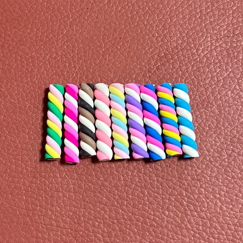 Soft clay strips soft clay marshmallow edible yellow cream glue small accessories diy material handmade jewelry guka accessories