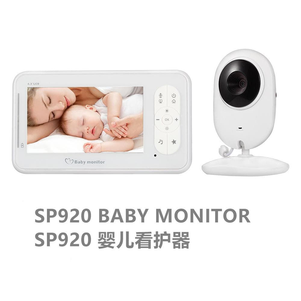 [Factory Direct Sales] New SP920 Baby Monitor 4.3-inch Screen Monitor Smart Cross-border Sales