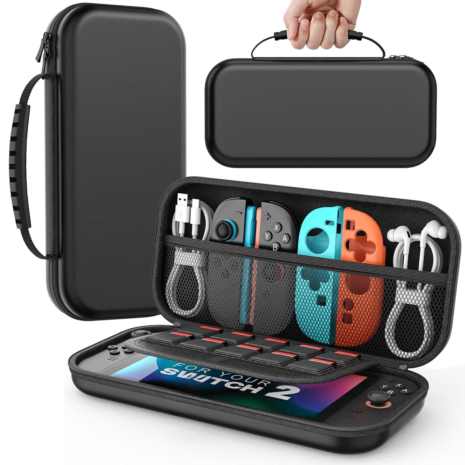 Nintendo Switch 2 Protective Case EVA Handbag Switch 2 Storage Bag Shockproof Portable Storage Bag