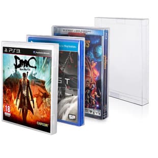 Compatible with PS5 Game Disc Protective Case PS4 Transparent Display Case PS3 Dust Cover Box Protector