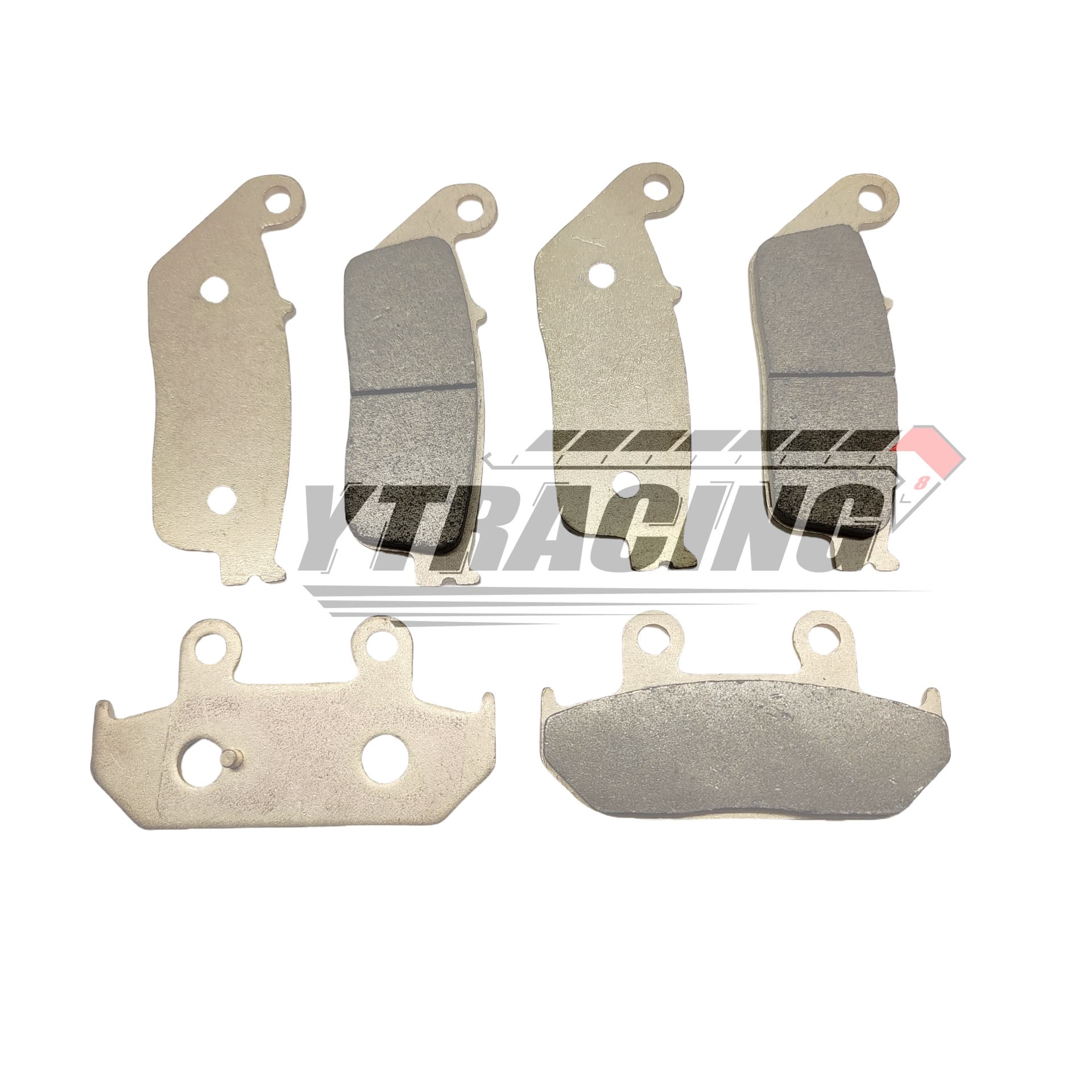 Compatible with Suzuki Burgman 250, Suzuki Burgman 650 AN650, copper-based sintered front and rear brake pads