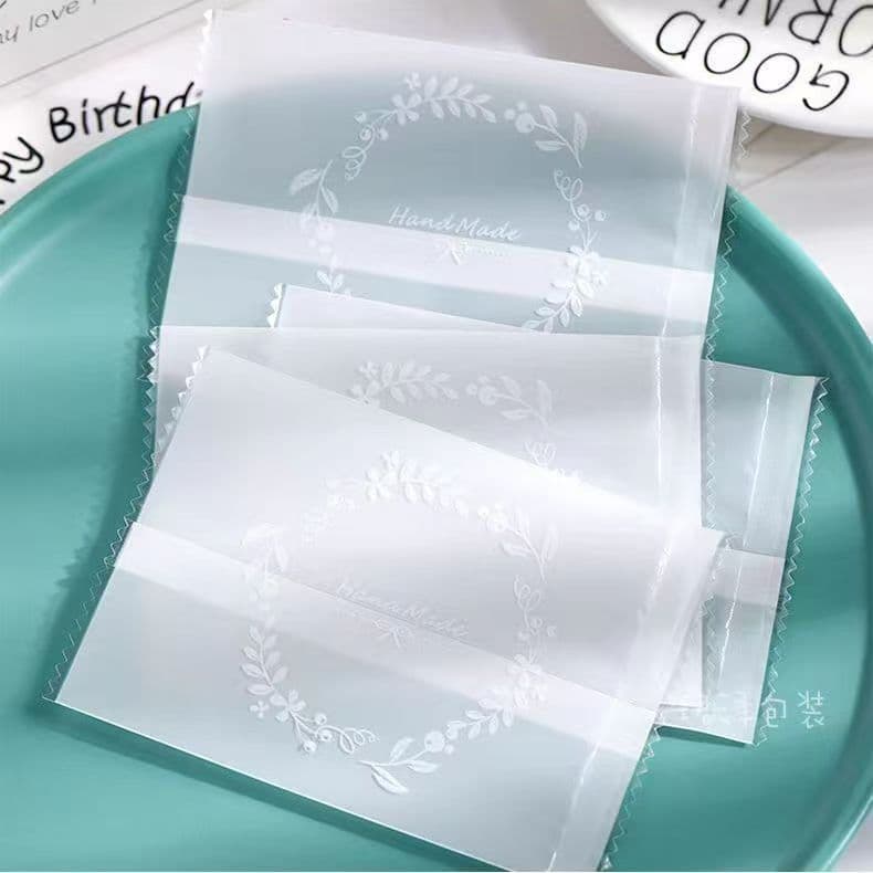 Garland simple nougat small packaging bag machine sealing bag food grade marshmallow snowflake pastry packaging bag