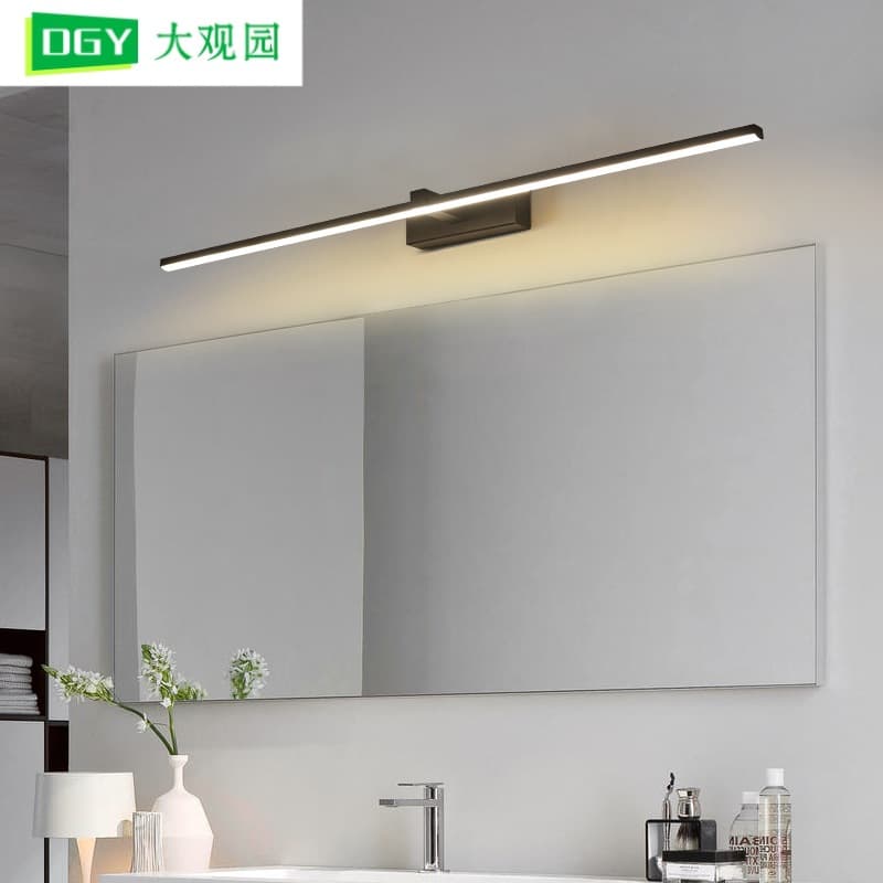 Daguanyuan Mirror Front Light Minimalist Bathroom Vanity Mirror Cabinet Light Fixture Waterproof Wall Sconce for Bathroom Bedroom Dressing Table 002L
