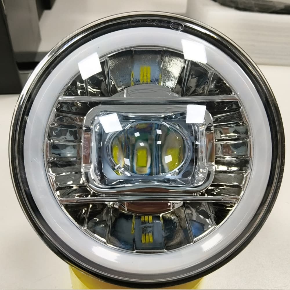 7 inch LED Front Light Modified Wrangler Harley Motorcycle Off-road Car Modified Car Light High Brightness Car Light Headlight