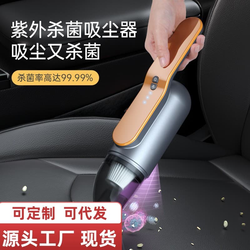 Car Vacuum Cleaner Wireless Charging Handheld Mini Car Vacuum Cleaner Multifunctional Portable High Suction Vacuum Cleaner for Pets