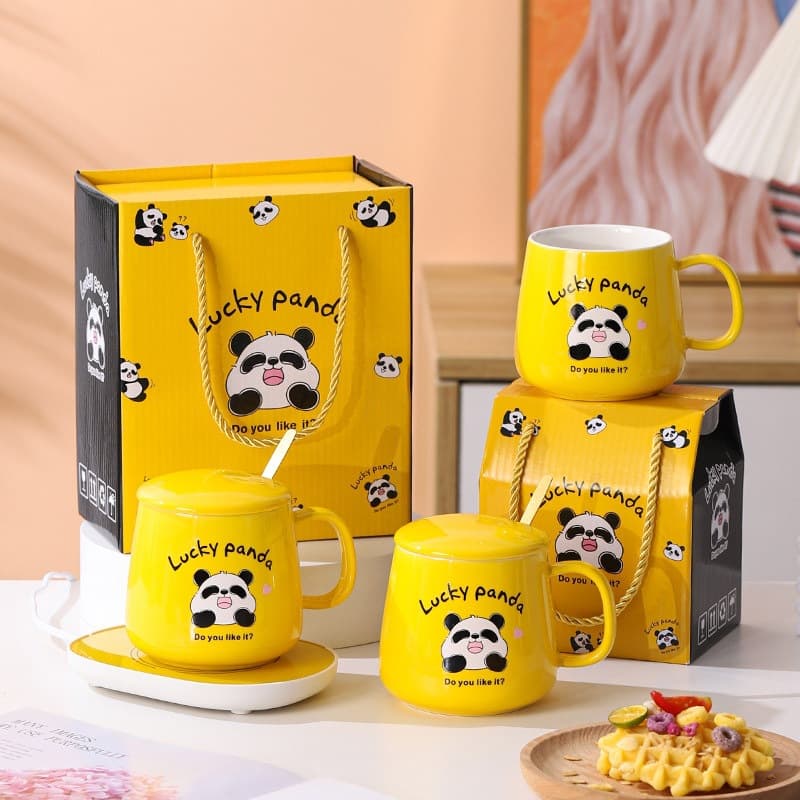 Women's Day Small Gift Mug Gift Box Set, Souvenir Practical Gift for Business Customer Acquisition