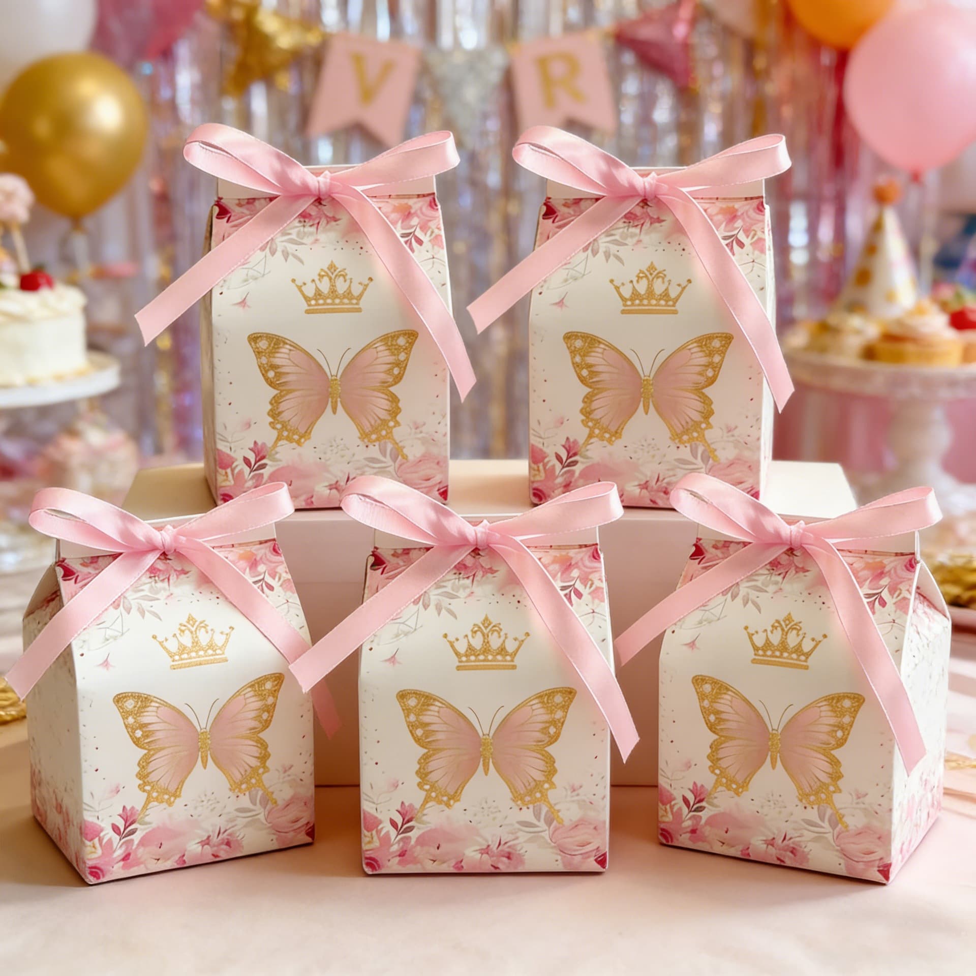 Cross-border butterfly wedding candy box wedding party candy packaging box children's birthday gift box wedding supplies box