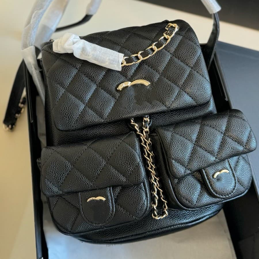 Duma 2026 Summer New Style Little Chanel-Style Backpack for Women, Classic and Fashionable, Casual and Versatile