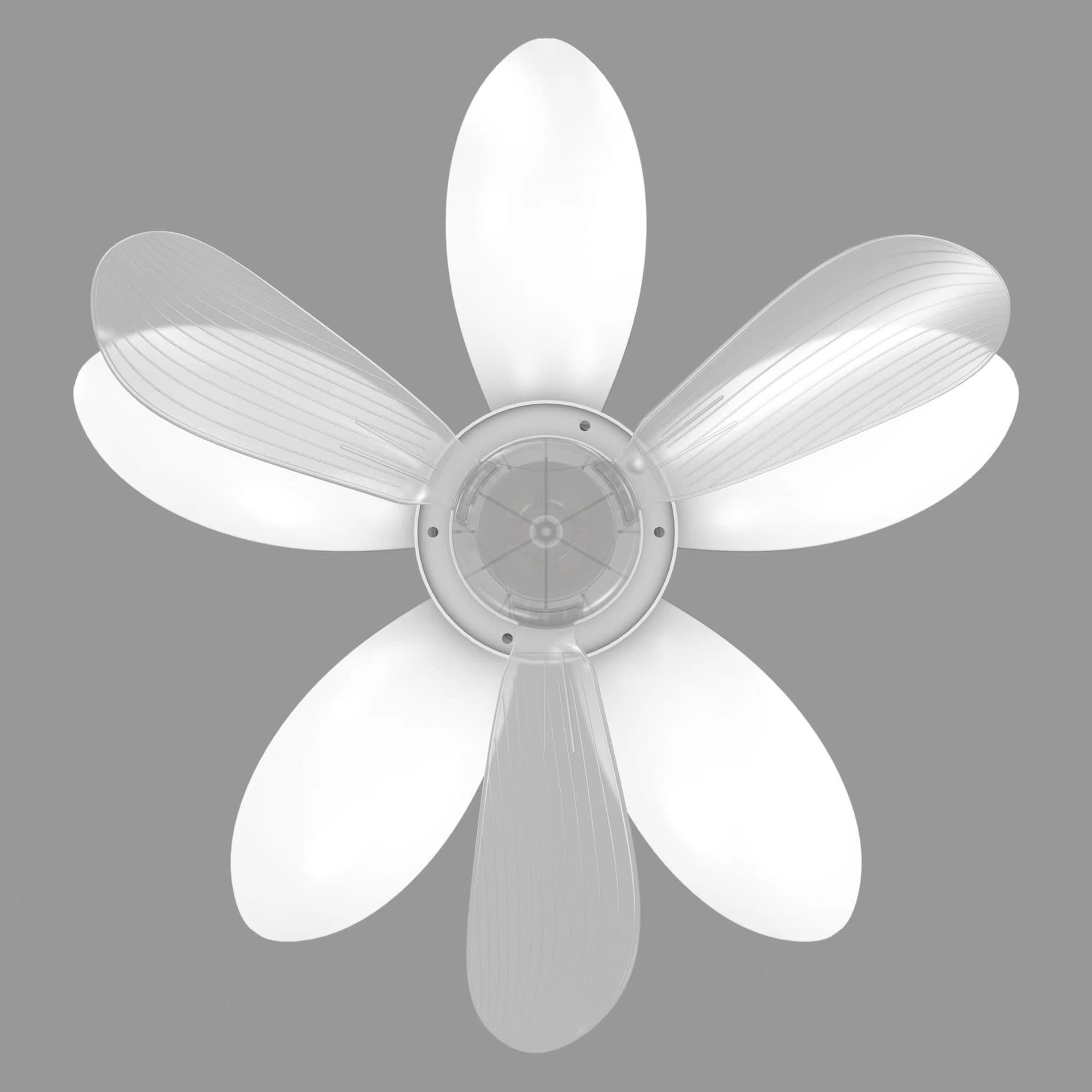 Lotus 5-Blade Multifunctional Household Folding Fan Light for Dining Table, Living Room, and Bedroom
