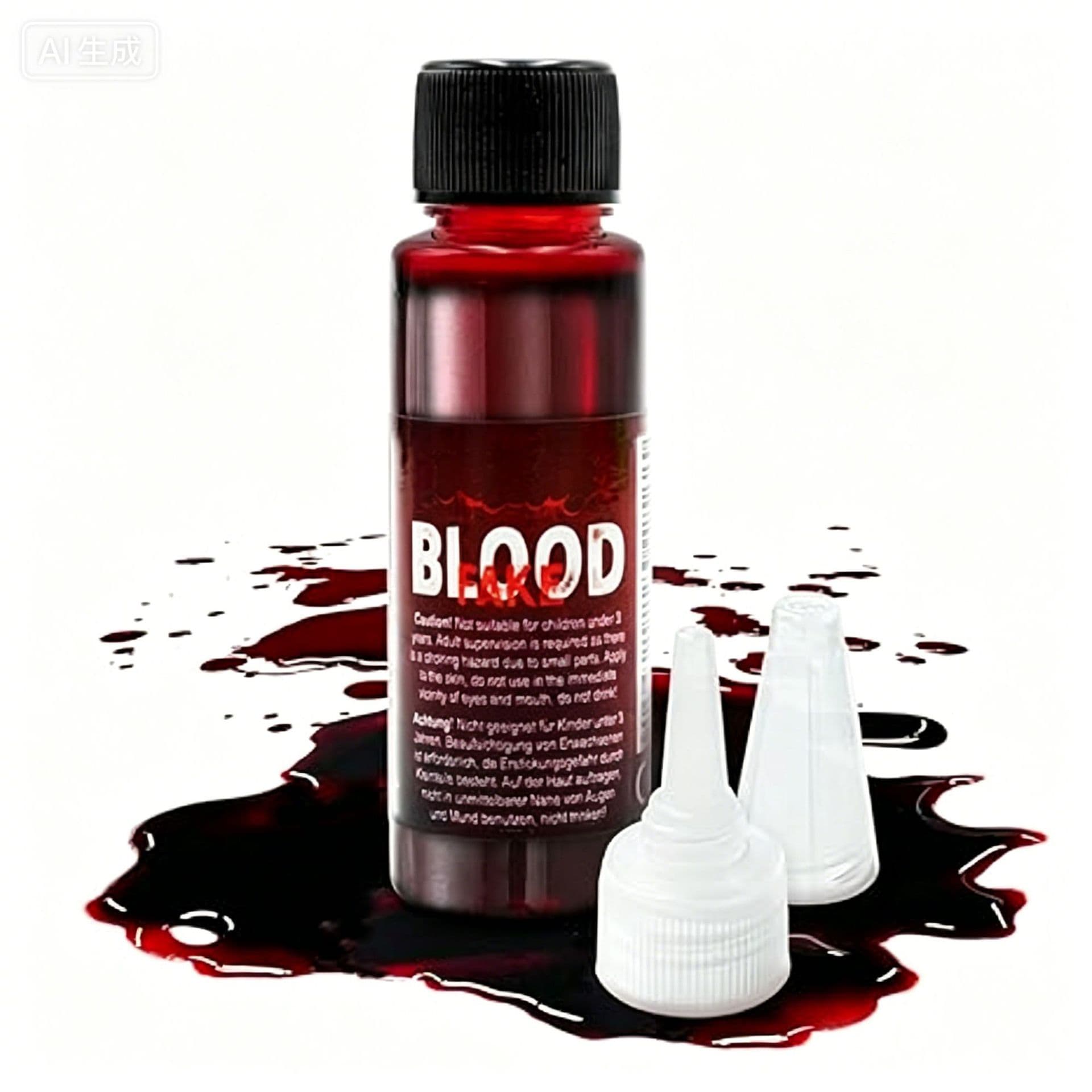 Cross-border Halloween Fake Blood Plasma Blood Cream Christmas Makeup Cosmetics Artificial Props Skin Wax Tooth Gel Wrinkle Skin Gel Alcohol