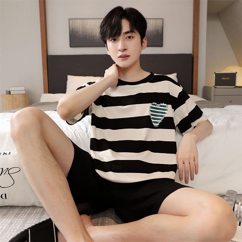 Men's Coral Fleece Pajamas Thickened Flocked Home Clothes Winter Set Zipper Cartoon Design Luxury Home Comfortable Sleepwear