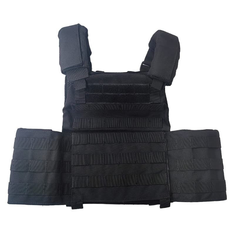 Lightweight Multi-Functional Tactical Vest with Removable Protective Plate, MOLLE Training Vest, Load-Bearing Training Carrier
