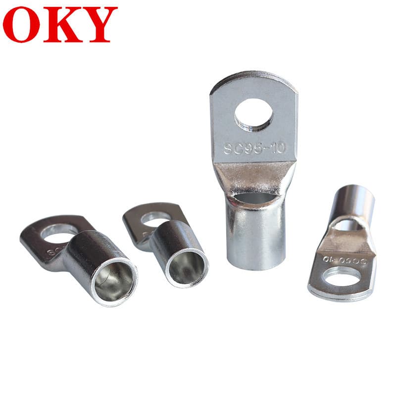 OKE SC16-8 copper terminal block, SC10-6 copper wire lug, SC25-8 new energy copper terminal lug