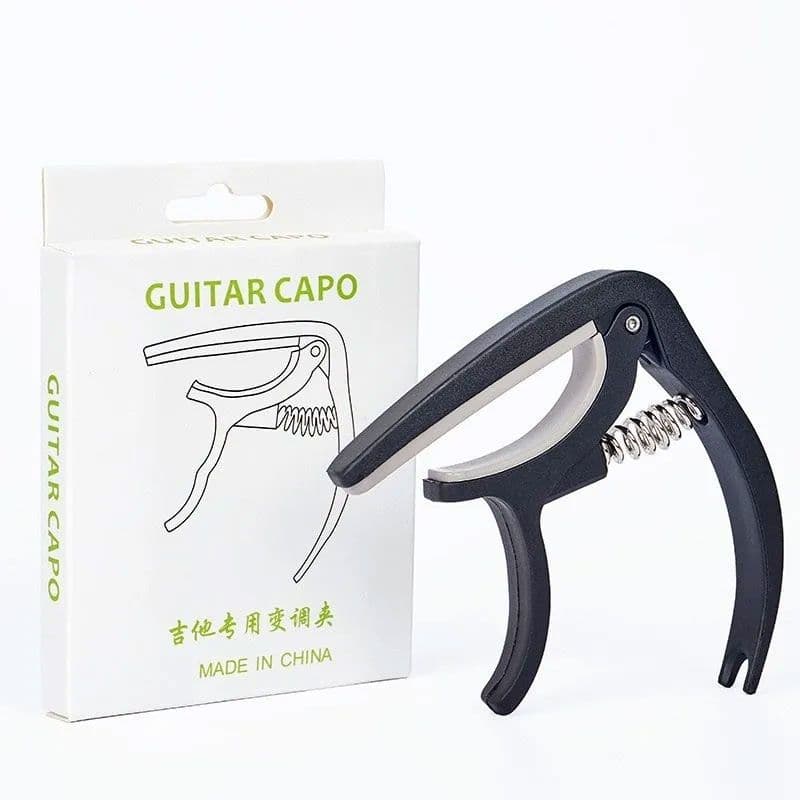 Capo Zinc Alloy Guitar Capo Folk Guitar Dual-Use Transpose Electric Guitar
