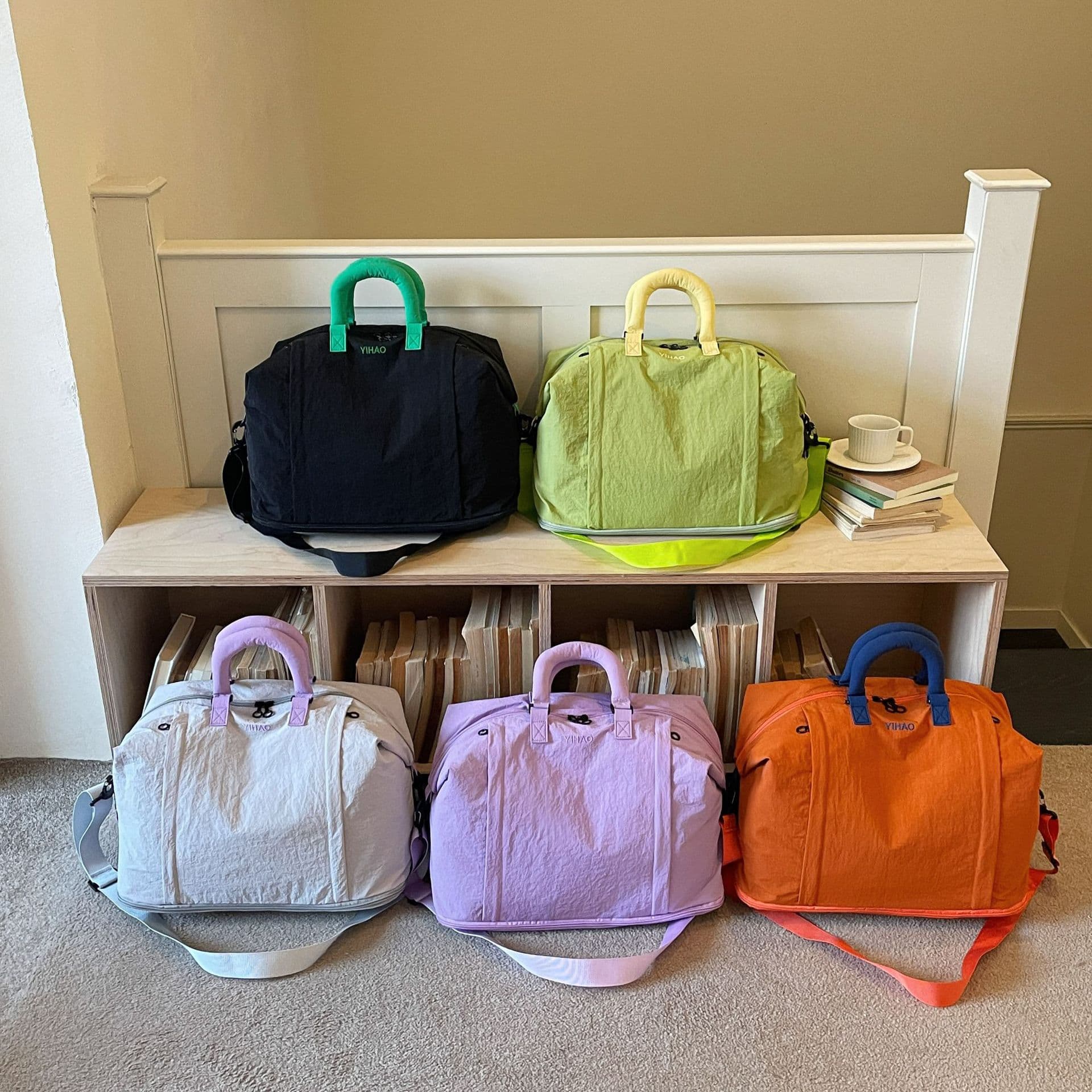 Large-capacity expandable lightweight travel bag for women, crossbody bag for short business trips, gym bag, men's luggage bag