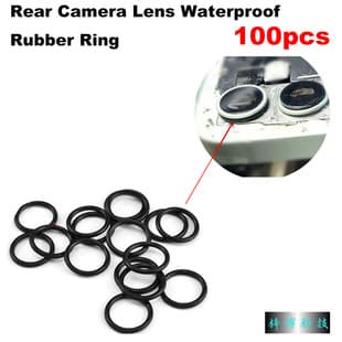 Compatible with Apple Series Rear Camera Waterproof Rubber Ring Replacement Large Hole Back Shell Glass Anti-Sinking Silicone Seal Ring
