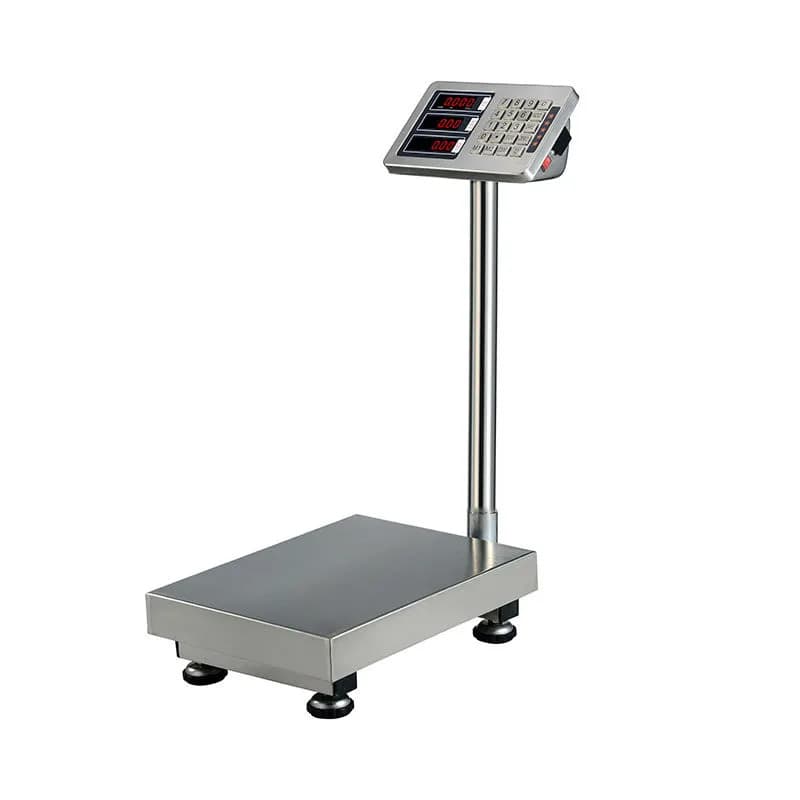 Stainless steel 300kg electronic scale commercial, electronic platform scale pricing accurate weighing pound scale wholesale