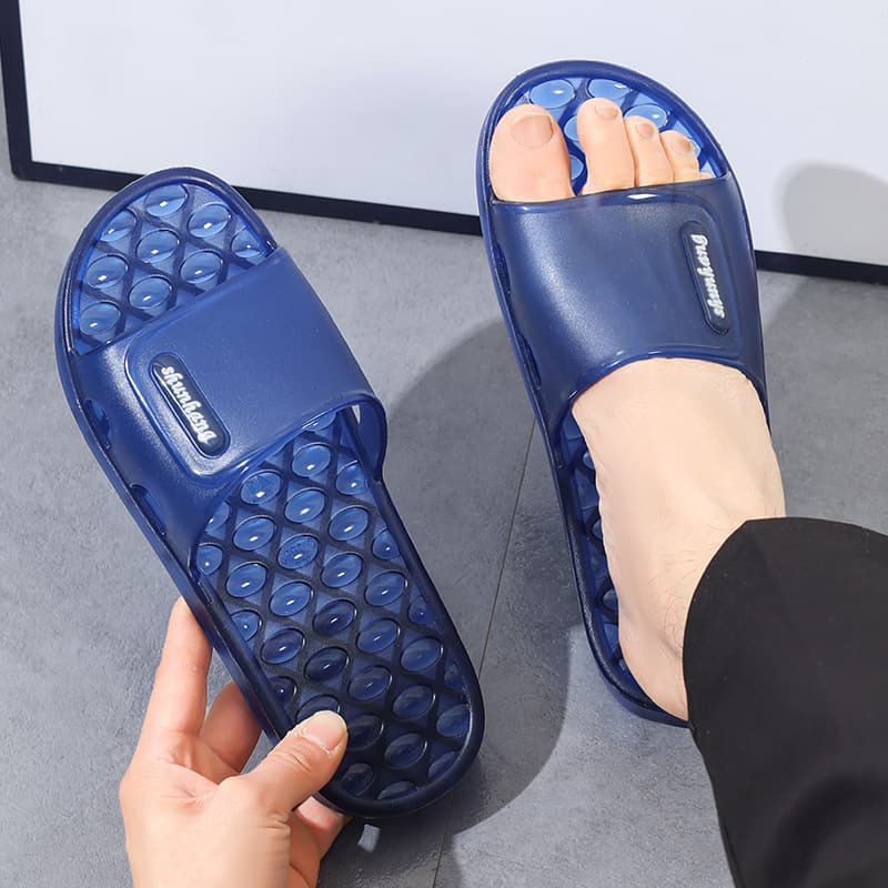 New Crystal Slippers for Men, Anti-Slip Bathroom Shower Slippers, Comfortable Transparent Fashion Hotel Slippers, Wholesale