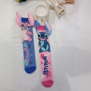 Cross-Border Hot Selling Stitch Cartoon Socks Trendy Amazon Viral Socks Fashion Socks Wholesale