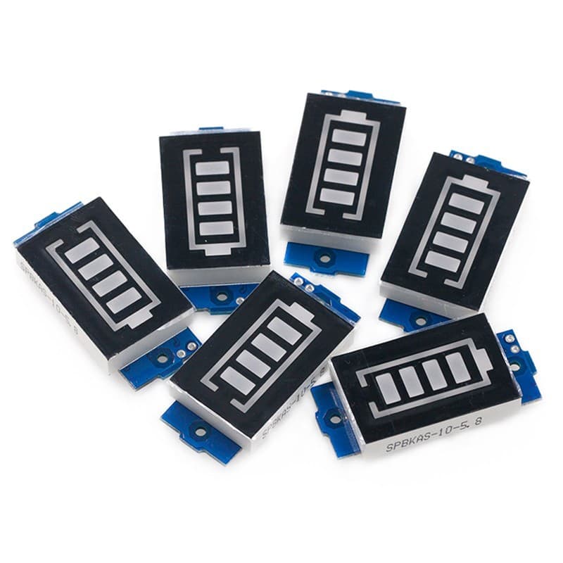 Lithium Battery Pack Power Indicator Board 6/12/24/36/48V Battery Level Display for Electric Vehicle Battery