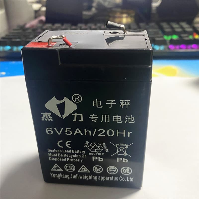 Original Jieli electronic scale special battery pricing electronic scale 6V battery universal bench scale charger battery