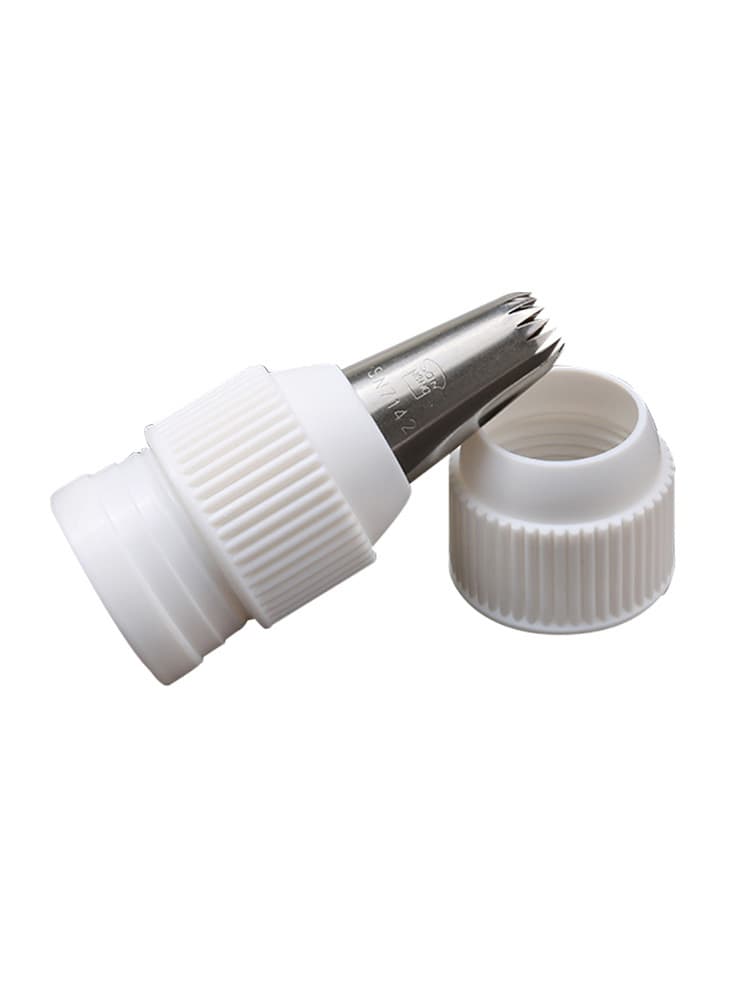 Sanneng Nozzle Adapter Piping Nozzle Changer Large Small Nozzle Adapter for Icing Bag Piping Bag