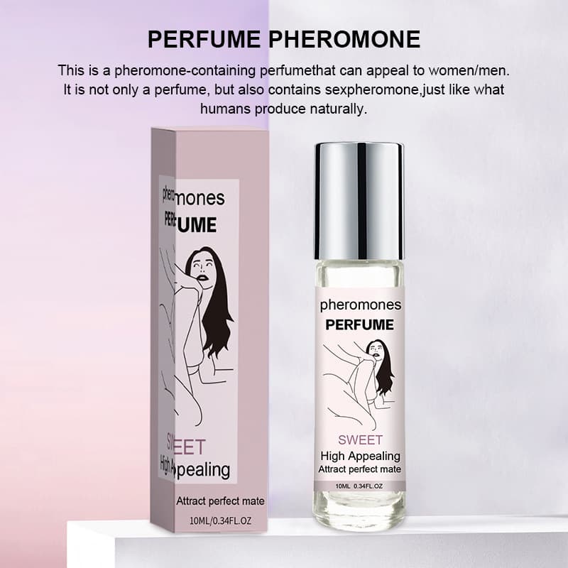 Cross-border popular pheromone roller-ball perfume women's dating special long-lasting perfume oil 10ml body essential oil in stock