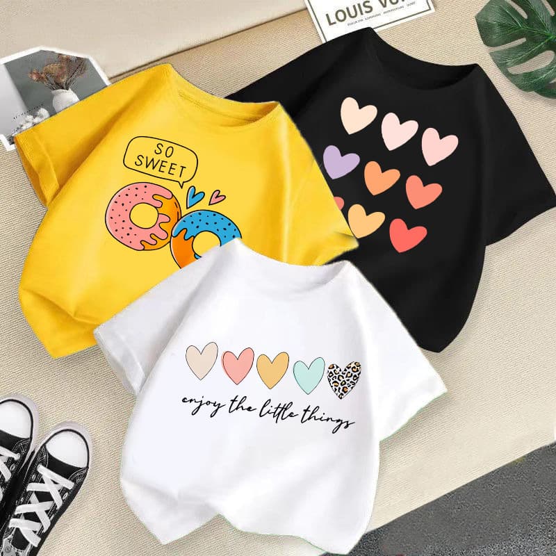 2026 Summer Export Children's T-Shirt, Boys and Girls Casual Fashion Short Sleeve, Pure Cotton Short Sleeve Top Base Layer