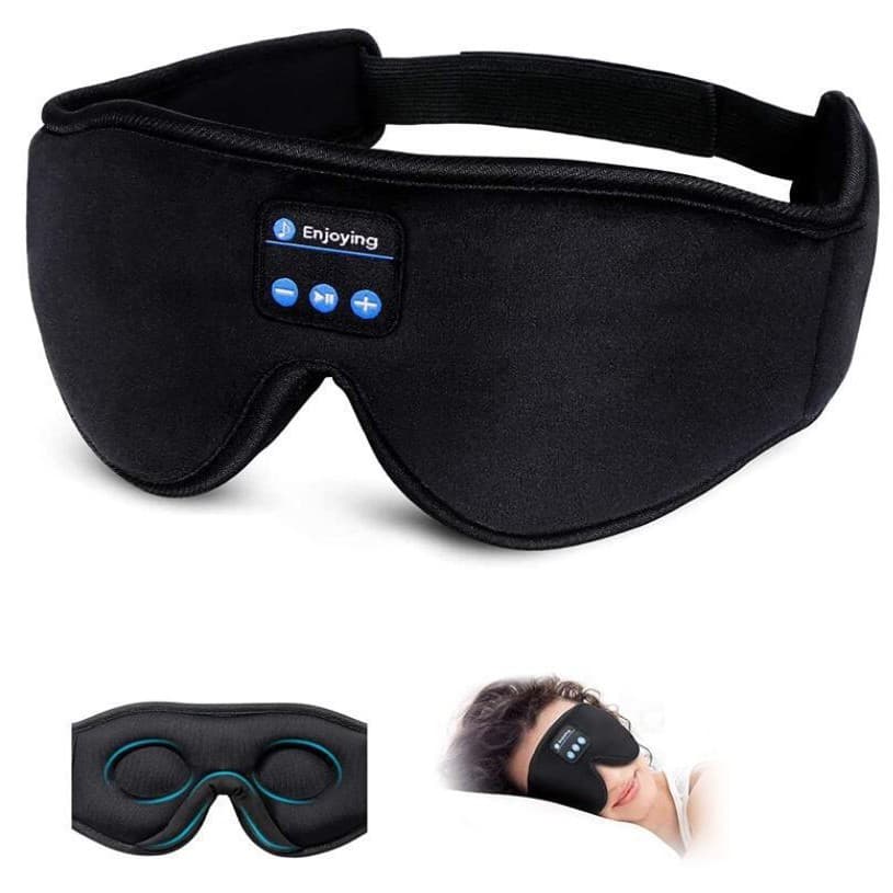 Cross-border factory direct supply 3D stereo Bluetooth sleep mask, light-blocking eye mask with wireless call and music, wholesale