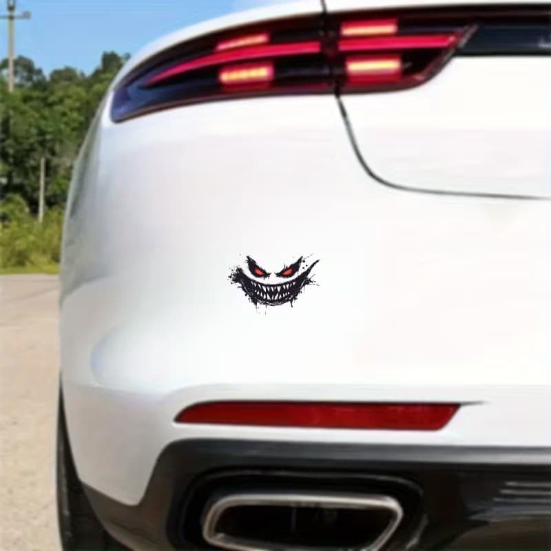 Devil Smile Car Sticker for Cross-Border E-commerce, AliExpress Amazon Hot-Selling Motorcycle Personality Creative Scratch Cover