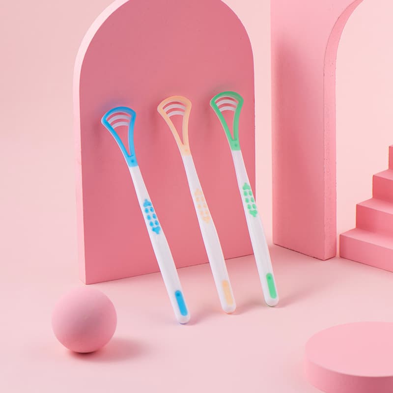 Tongue Scraper Toothbrush Cloud Line Tongue Coating Cleaner Bad Breath Remover Tongue Brush Tongue Coating Cleaner Factory Drop Shipping