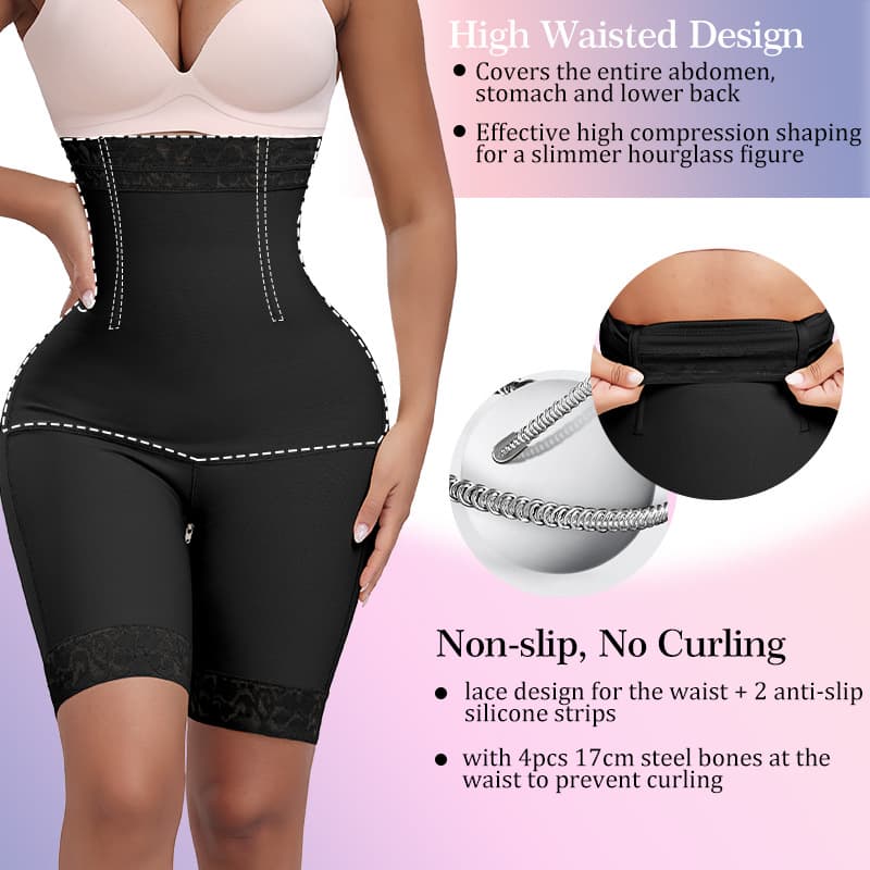 Cross-border Shapewear Pants for Europe and America, Post-liposuction Shaping, Waist Tummy Control, Hip Lifting, Postpartum Body Shaper, High-waist Slimming Pants