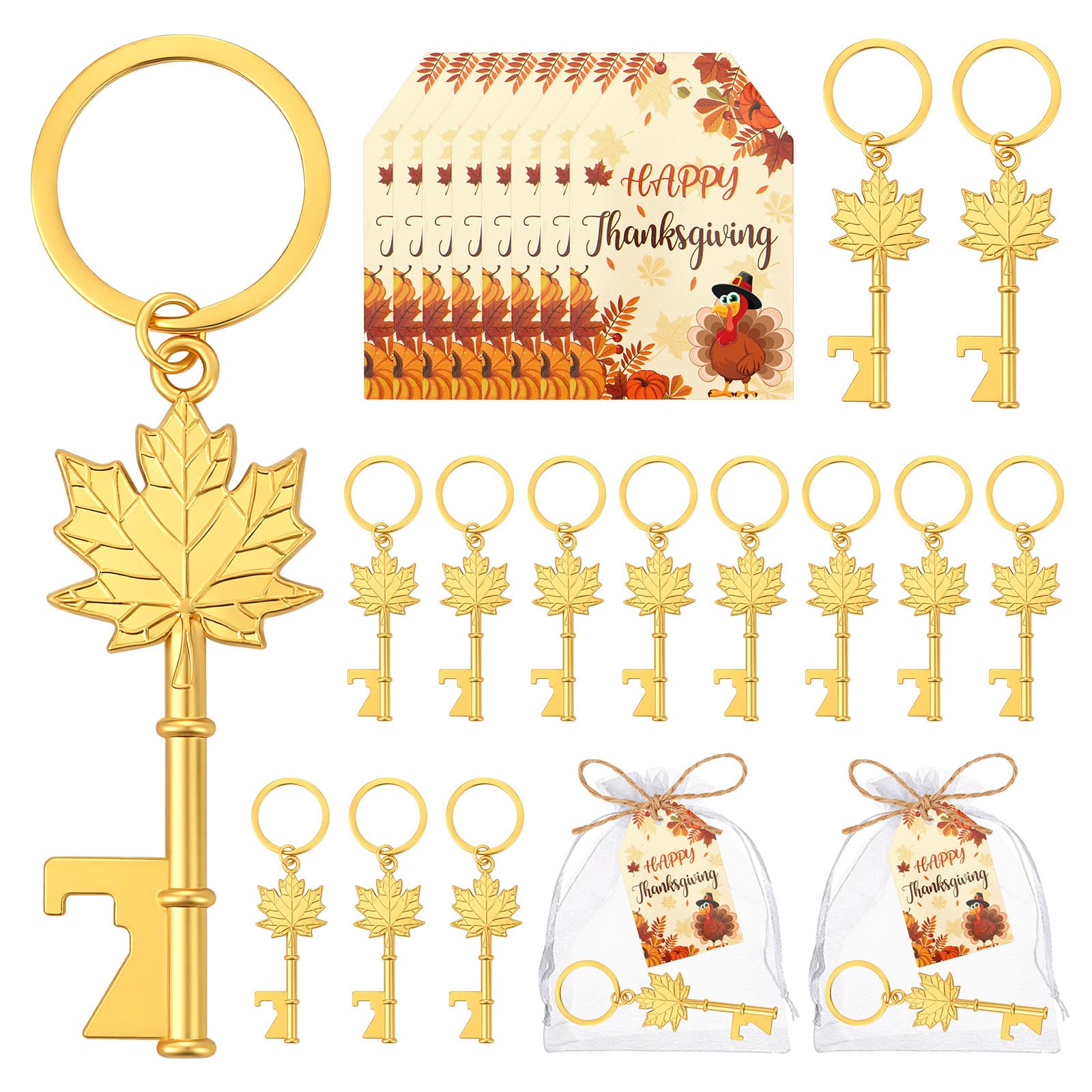 New Export Thanksgiving Maple Leaf Bottle Opener Wedding Gift Beer Opener Event Party Promotional Gift