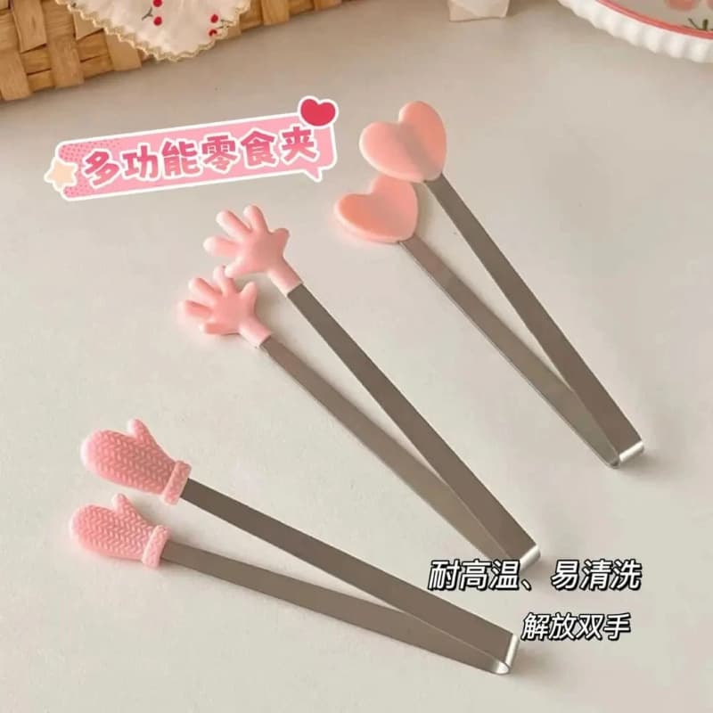 Thickened Ice Cube Tongs, Sugar Cube Tongs, Snack Tongs, Food Tongs, Small Food Tongs, Tweezers, Pastry Tongs, Potato Chip Tongs