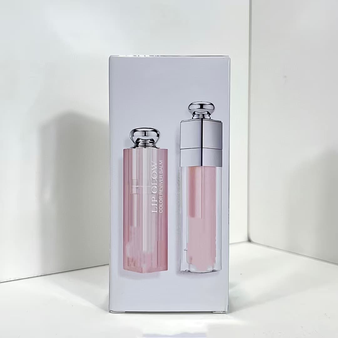 New Di Jia Plumping Lip Gloss Star Color-Changing Balm 001-004 Two-Piece Set - Moisturizing Lipstick